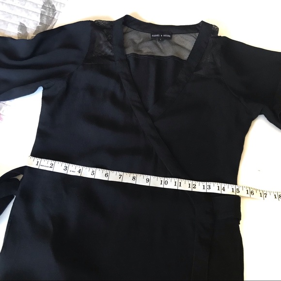 REBEL & STONE WRAP AROUND with Mesh DRESS - Picture 6 of 8